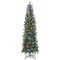 7.5 Feet Pre-lit Full Artificial Christmas Tree with Warm White and Multi-color LED Lights